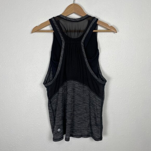 Lululemon Sz: 6 Heather Grey Bra and Swing Tank Combo - Picture 3 of 7